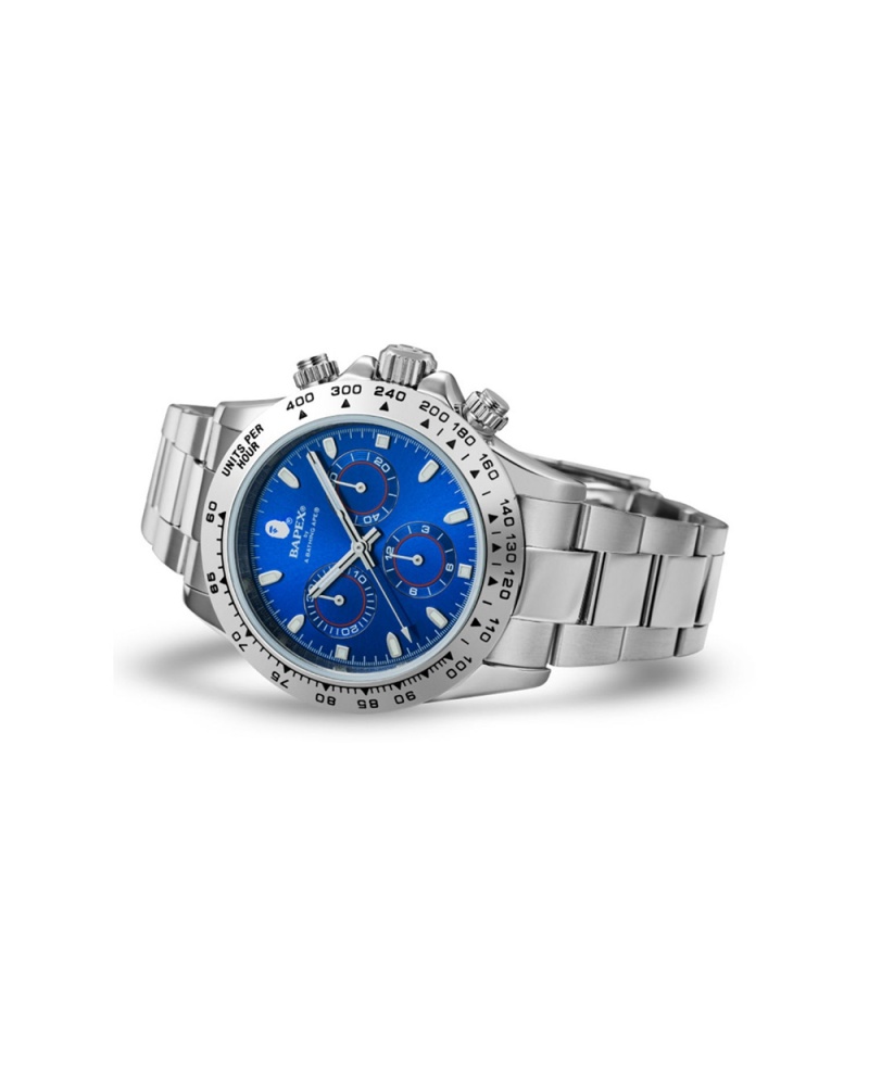 Montre Bape Catégories 4 BAPEX #2 Bleu Royal Bleu Homme | NMU-80050472